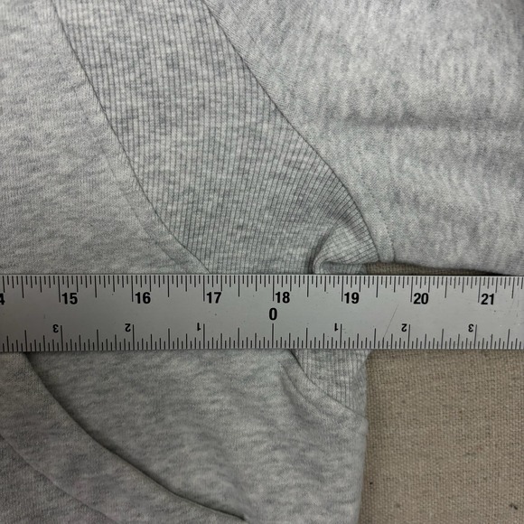 Lululemon Athletica Scuba Womens Grey Cropped Half Zip Hoodie Sweatshirt XS S - Picture 5 of 6